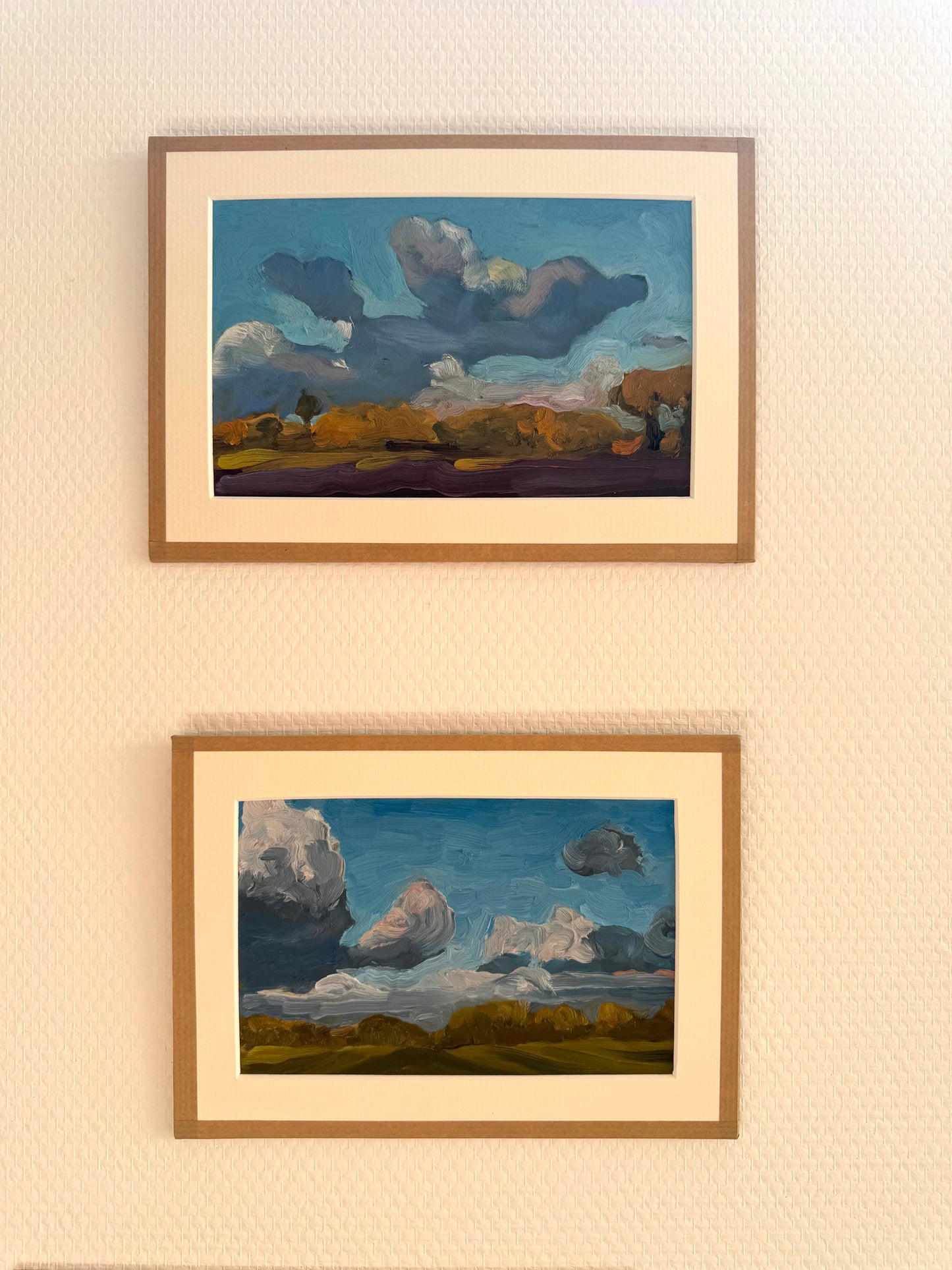 Nuages au-dessus de la campagne