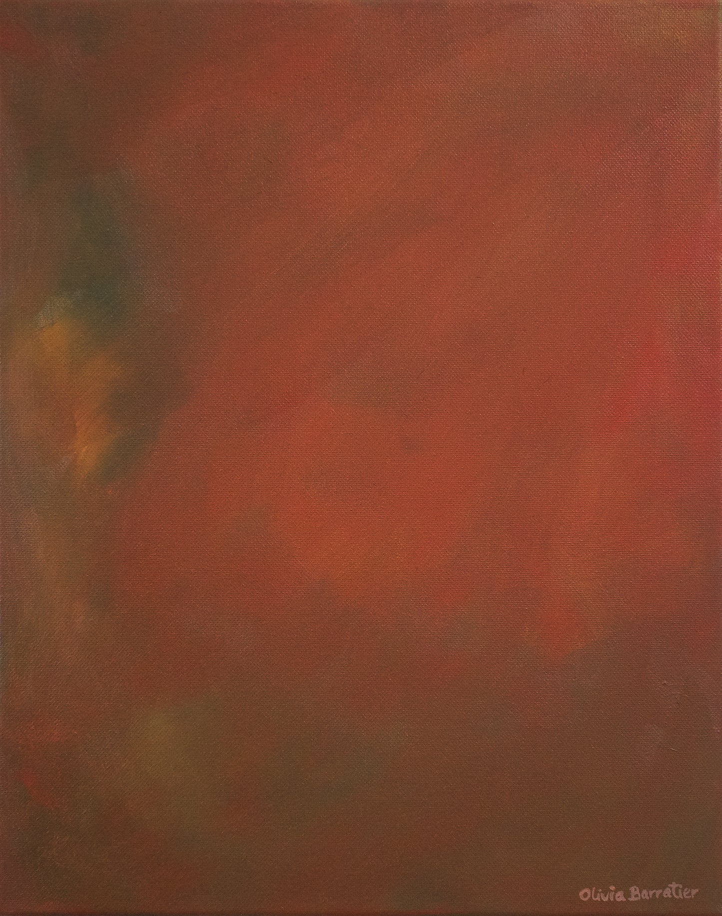 FEU 1 - oil painting / peinture à l'huile