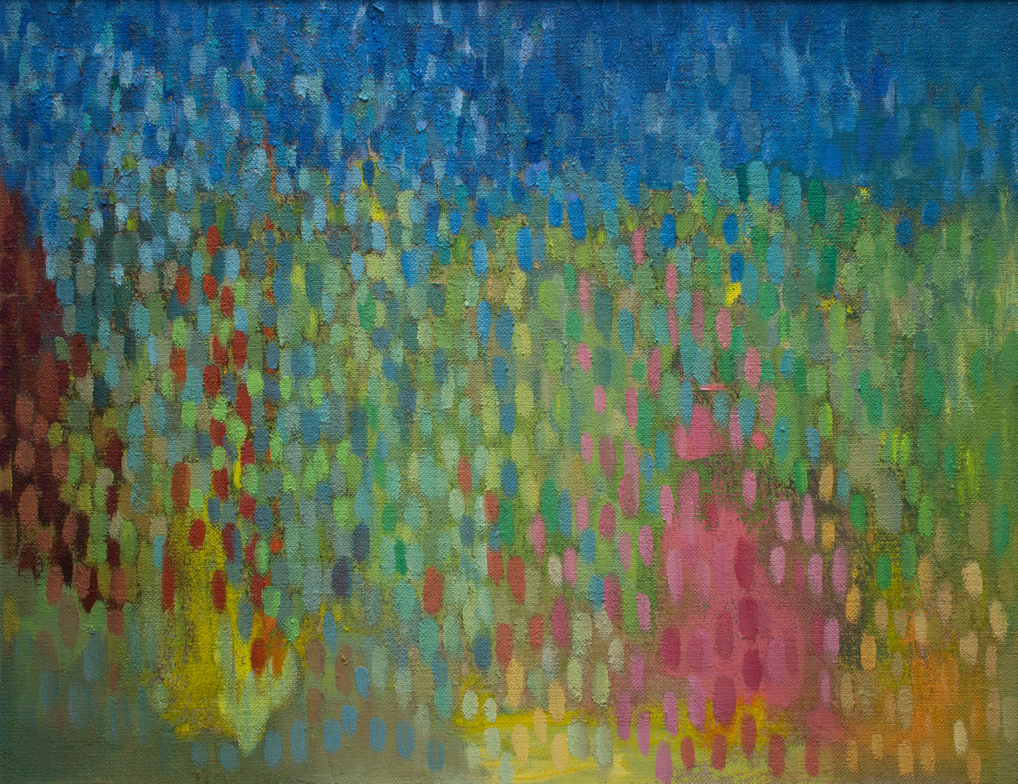 Rythme 5 - oil painting / peinture à l'huile