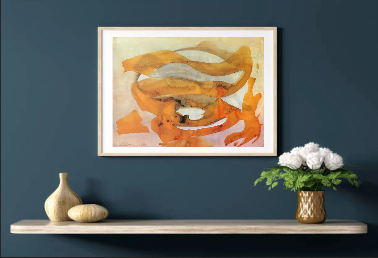 Movement 5 - Aquarelle sur papier