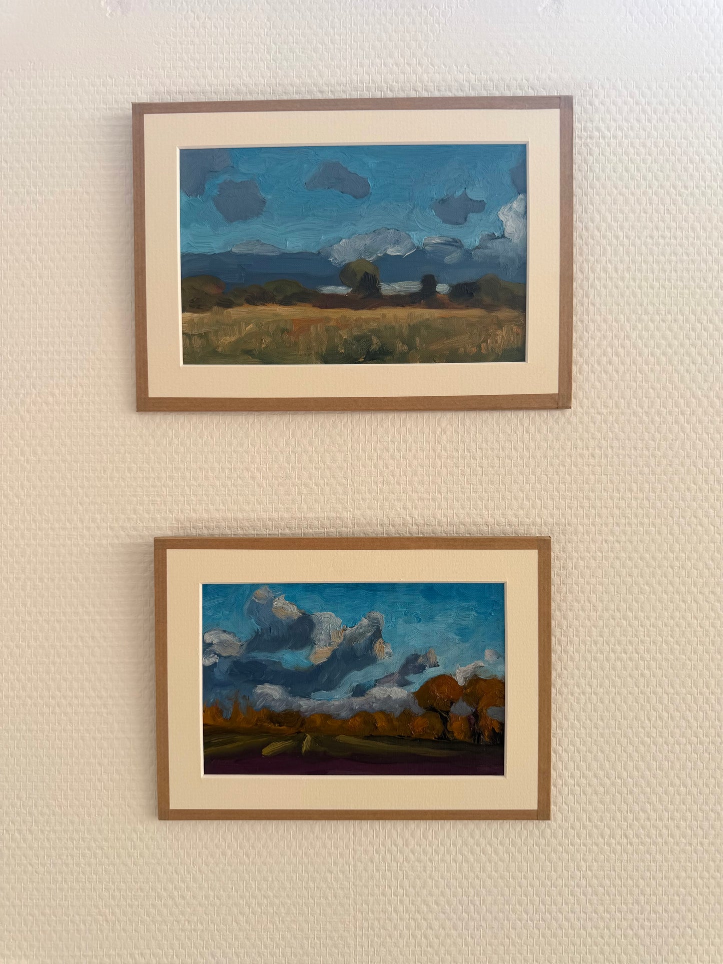 Nuages au-dessus de la campagne