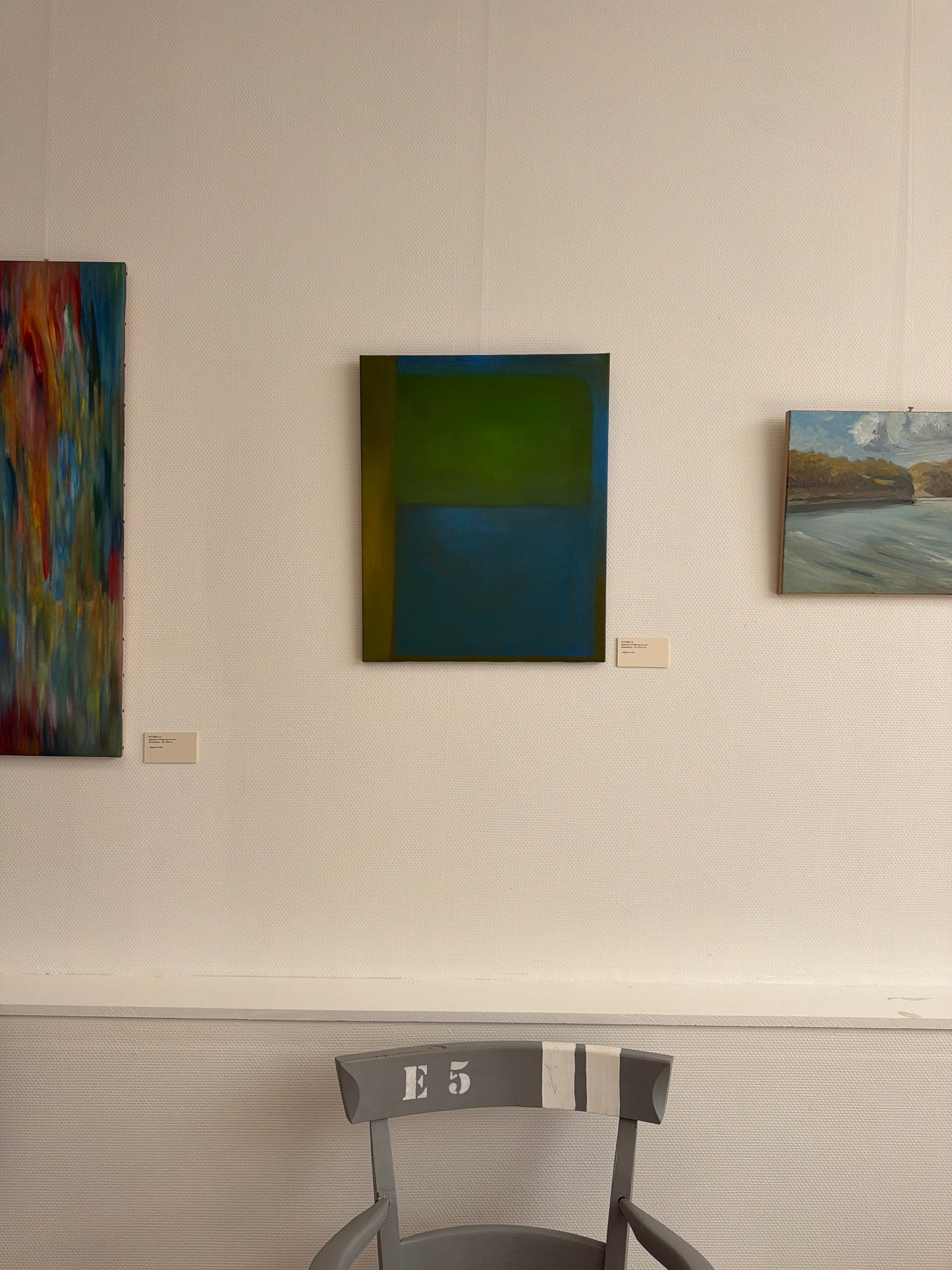Rythme 19 - peinture à l'huile 45 x 55 cm
