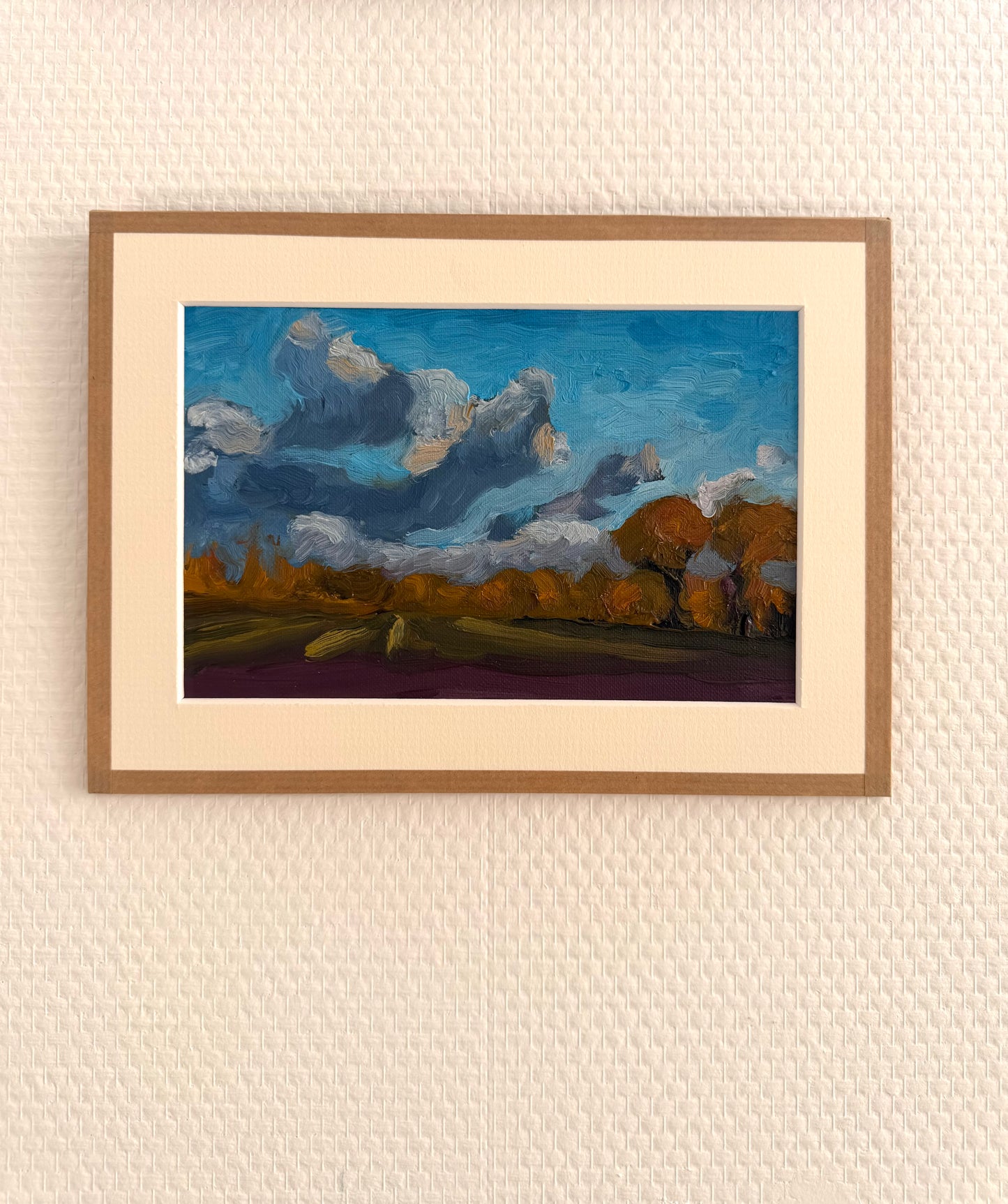 Nuages au-dessus de la campagne