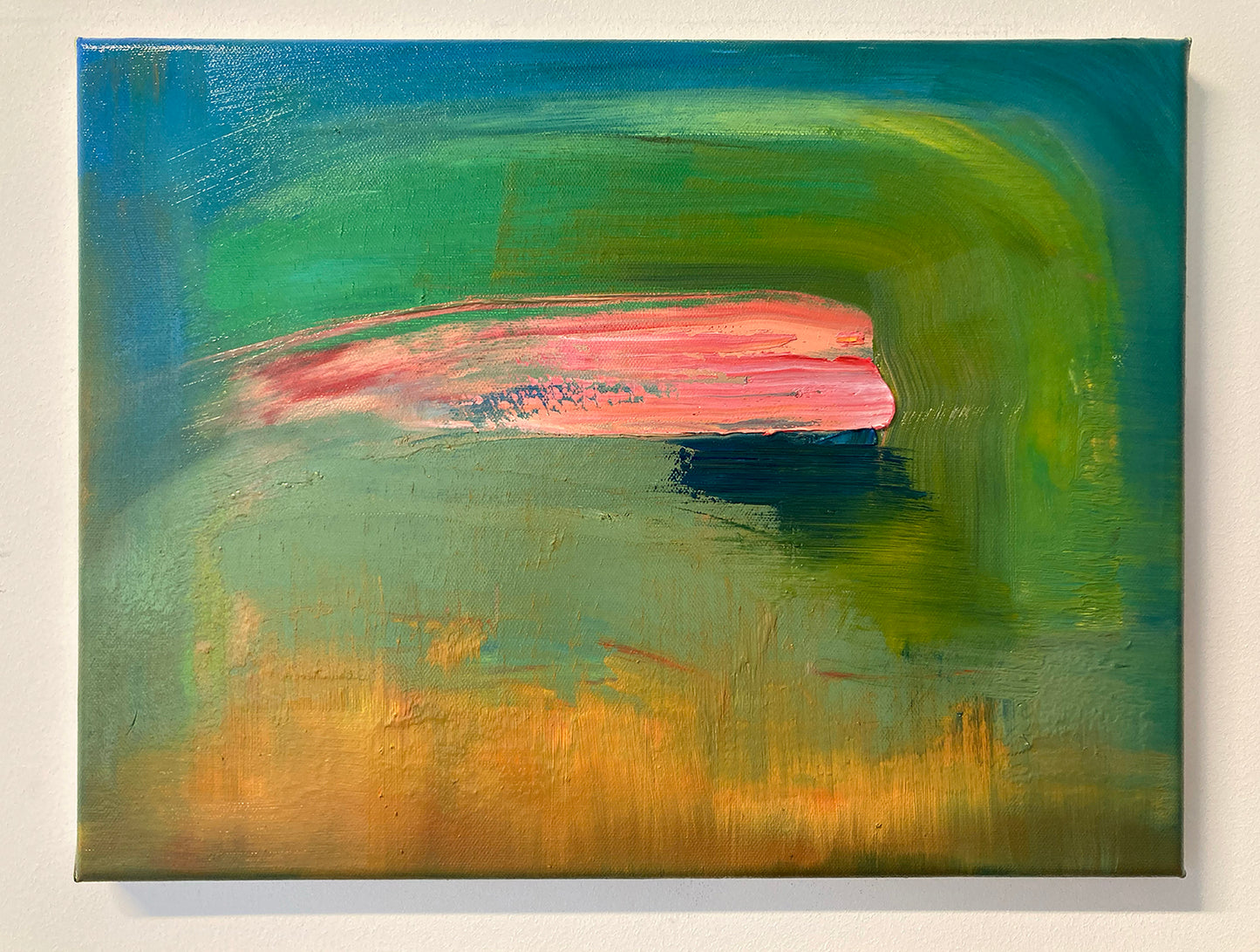 Ancrage - peinture à l'huile 33 x 41 cm Disponible