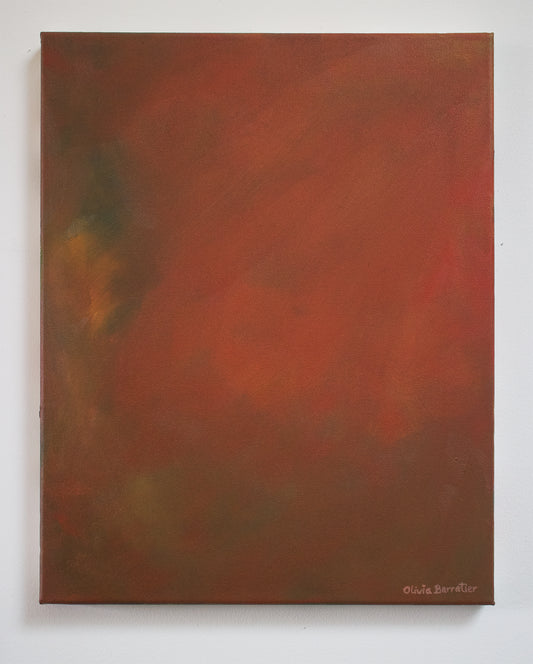 FEU 1 - oil painting / peinture à l'huile