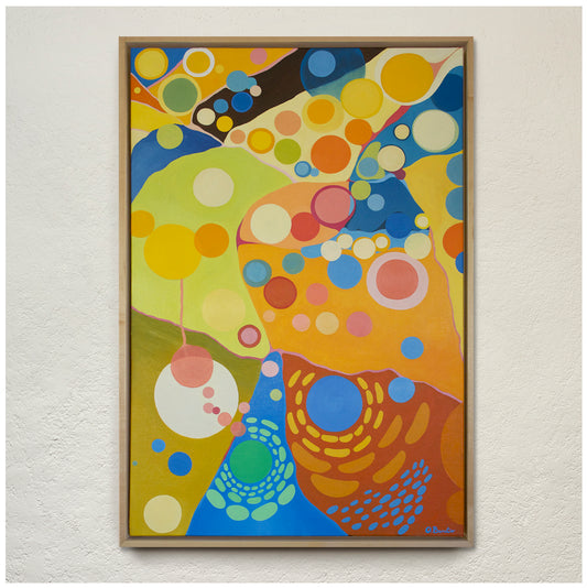 Conversation 4 - oil painting / peinture à l'huile • dimension : 90 x 60 cm - USA only