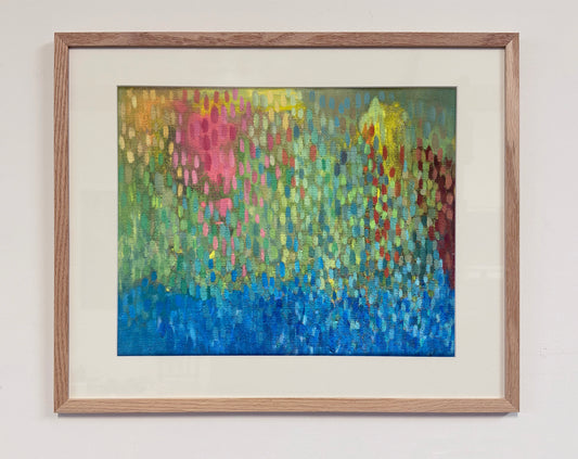 Rythme 5 - oil painting / peinture à l'huile • dimension : 40 x 50 cm