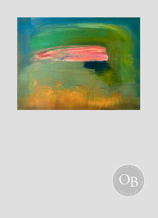 Ancrage - peinture à l'huile 33 x 41 cm Disponible