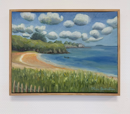 Paysage - Plage de la manchette, matin printannier 35/27 cm
