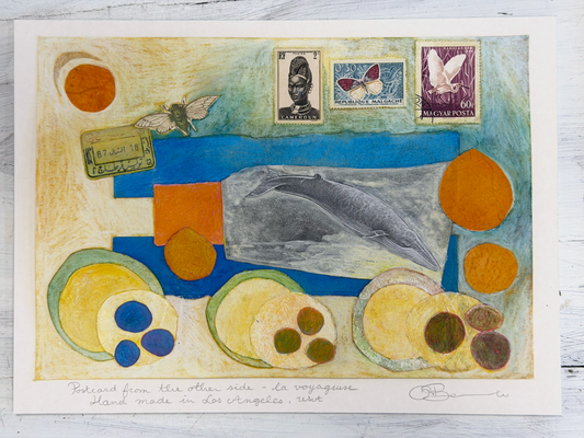 Postcard from the other side - la voyageuse